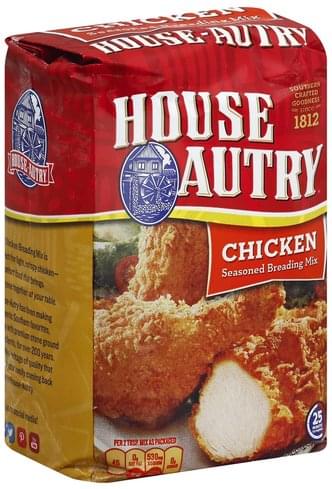 House Autry Seasoned, Chicken Breading Mix - 2 lb, Nutrition ...