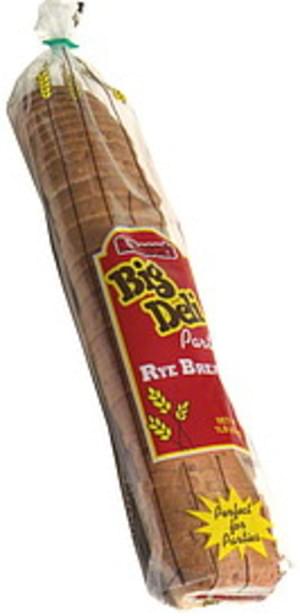 S Rosens Big Deli Party Rye Bread - 1 lb, Nutrition Information | Innit