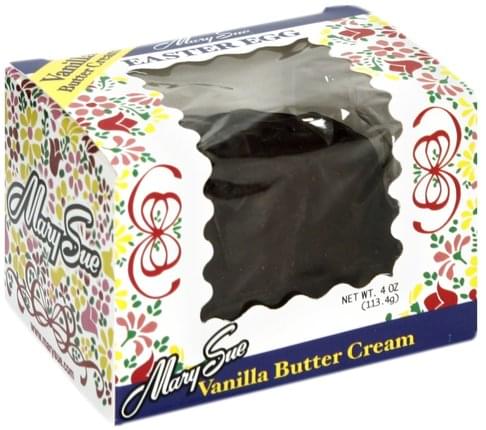 Mary Sue Vanilla Butter Cream Easter Egg - 4 oz, Nutrition Information ...