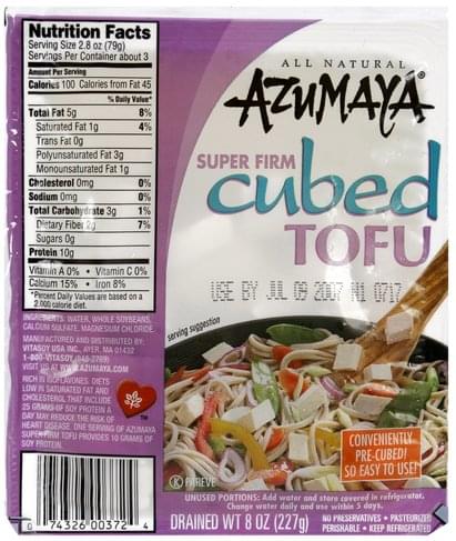 azumaya tofu recipes