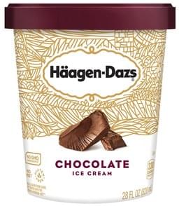 Haagen Dazs Chocolate Ice Cream - 28 oz, Nutrition Information | Innit