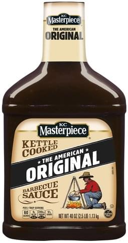 KC Masterpiece The American Original Barbecue Sauce - 40 oz, Nutrition ...