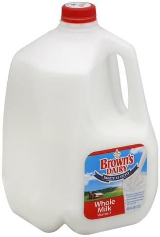 Browns Dairy Whole Milk - 1 gl, Nutrition Information | Innit