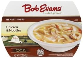 Bob Evans Hearty Soups Chicken & Noodles - 12 oz, Nutrition Information ...