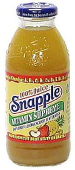 snapple apple juice drink