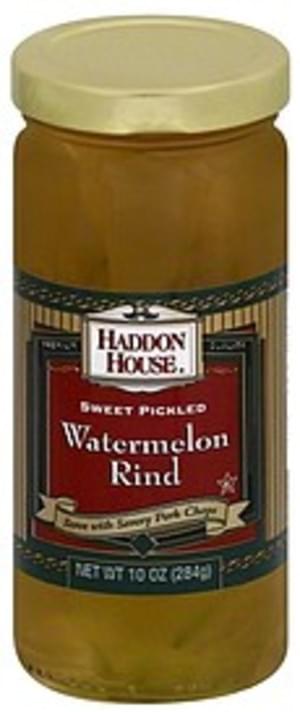 Haddon House Sweet Pickled Watermelon Rind - 10 oz, Nutrition ...