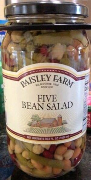 Paisley Farm Five Bean Salad - 100 g, Nutrition Information | Innit