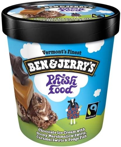 Ben & Jerrys Phish Food Ice Cream - 1 pt, Nutrition Information | Innit