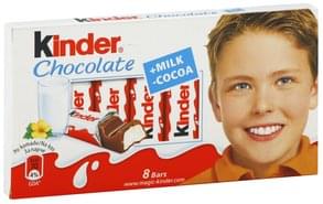 Kinder Chocolate - 8 ea, Nutrition Information | Innit