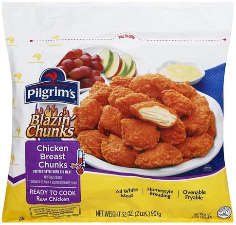 Pilgrims Blazin' Chicken Breast Chunks - 32 oz, Nutrition Information ...