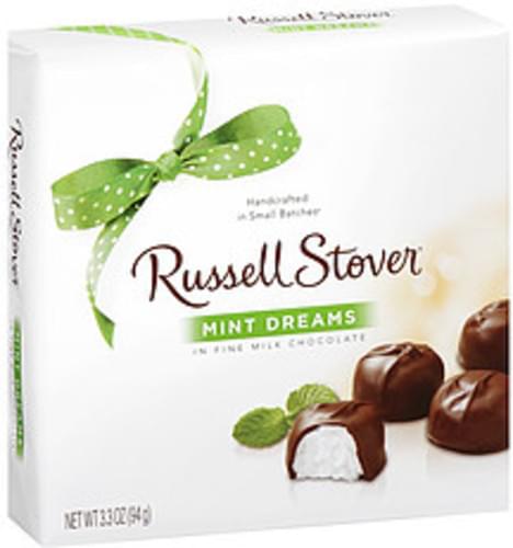 Russell Stover Mint Dreams Chocolates - 3.3 oz, Nutrition Information ...