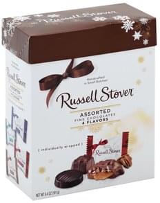 Russell Stover Fine, Assorted Chocolates - 6.4 oz, Nutrition ...