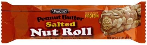 Pearsons Salted, Peanut Butter Nut Roll - 1.8 oz, Nutrition Information ...