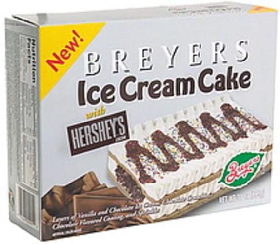 Breyers Ice Cream Cake With Hersheys Cocoa 31 Oz Nutrition