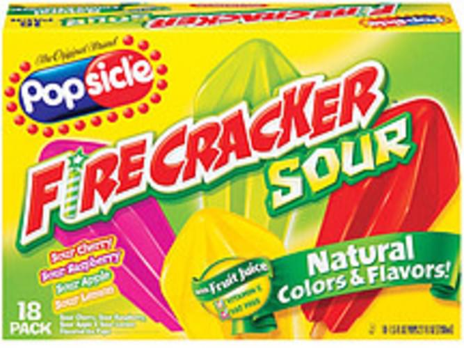 Popsicle Firecracker Sour Pop 15 Oz Ice Pops 18 Nutrition Information Innit 