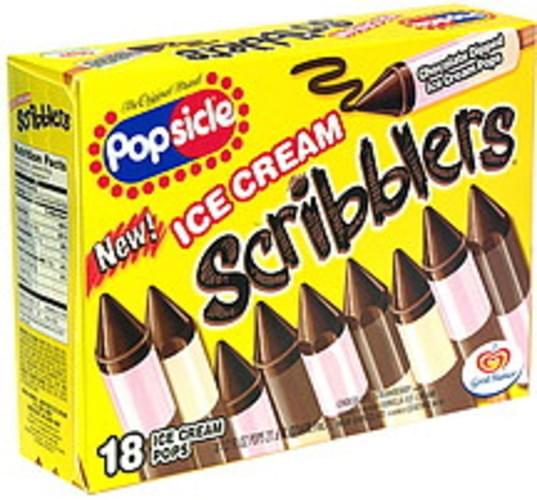 Popsicle Ice Cream Scribblers 18 Ea Nutrition Information Innit 