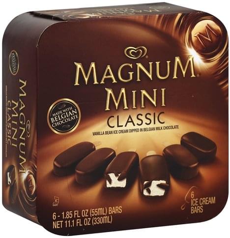 Magnum Mini, Classic Ice Cream Bars - 6 ea, Nutrition Information | Innit
