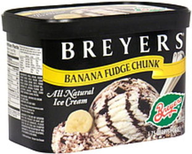 Breyers Banana Fudge Chunk All Natural Ice Cream 175 Qt Nutrition Information Innit 2317