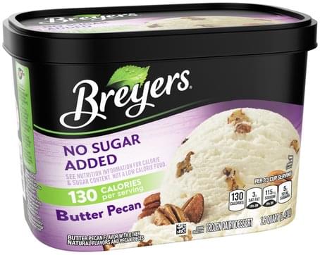 Breyers Butter Pecan Frozen Dairy Dessert - 1.5 QT, Nutrition ...