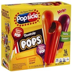 Popsicle Tootsie Pops Ice Pops - 16 ea, Nutrition Information | Innit