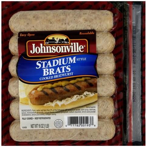 Johnsonville Stadium Brat Nutrition | Besto Blog