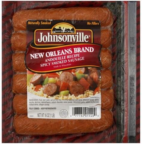 johnsonville orleans sausage smoked andouille spicy recipe brand innit oz sausages dogs search hot