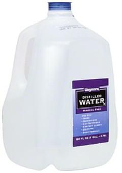 Wegmans Mineral Free Distilled Water - 128 oz, Nutrition Information ...