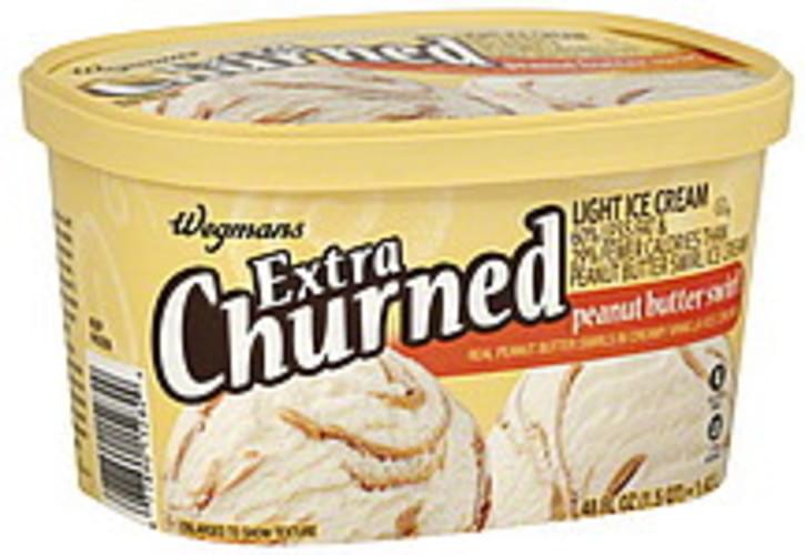 Wegmans Light, Peanut Butter Swirl Ice Cream - 48 oz, Nutrition ...