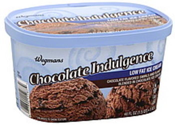 Wegmans Low Fat Chocolate Indulgence Ice Cream - 48 Oz Nutrition Information Innit