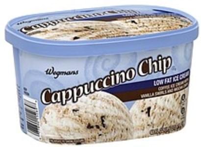 Wegmans Low Fat, Cappuccino Chip Ice Cream - 48 oz, Nutrition ...