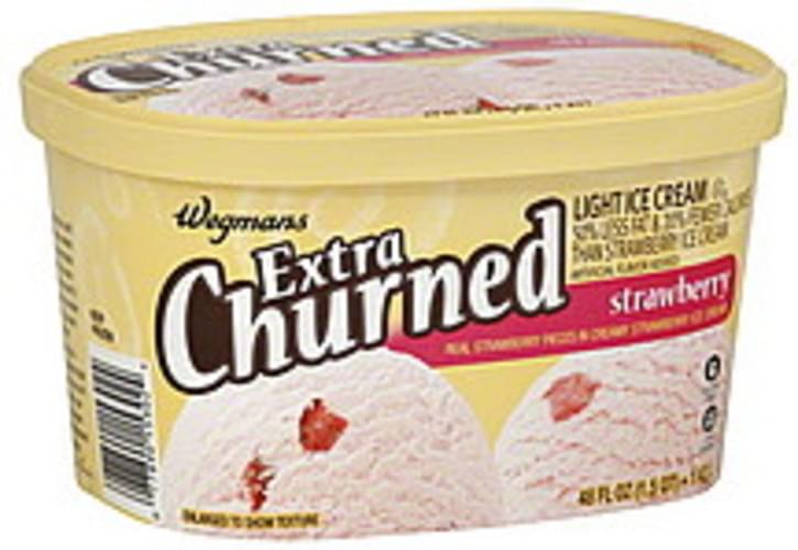 Wegmans Light Strawberry Ice Cream - 48 Oz Nutrition Information Innit