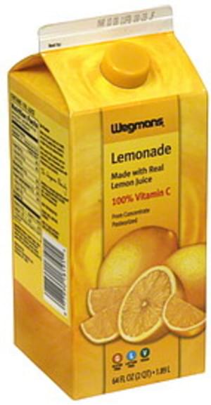 Wegmans Lemonade - 64 oz, Nutrition Information | Innit