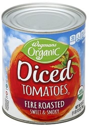 Wegmans Fire Roasted Diced Tomatoes 28 Oz Nutrition Information Innit