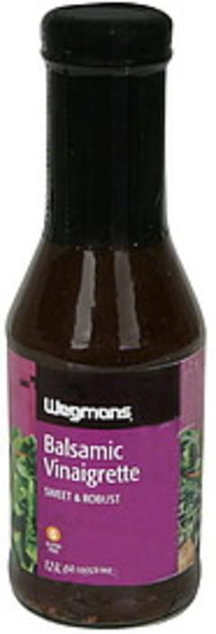 Wegmans Balsamic Sweet And Robust Vinaigrette 12 Oz Nutrition