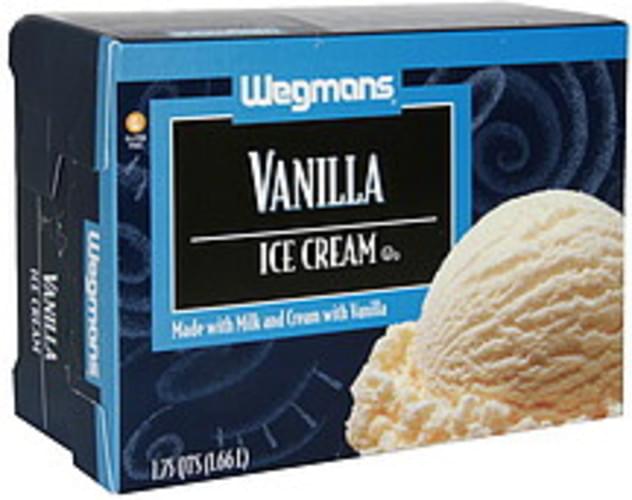 Wegmans Vanilla Ice Cream 175 Qt Nutrition Information Innit 7264