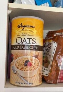 Wegmans Old Fashioned Oats - 42 oz, Nutrition Information | Innit