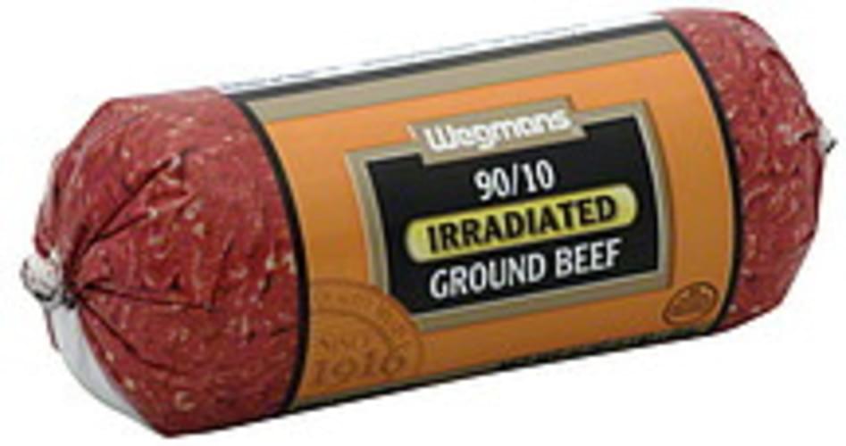 Wegmans Ground, 90/10, Irradiated Beef - 16 oz, Nutrition Information ...