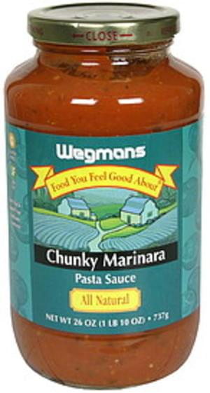 Wegmans Chunky Marinara Pasta Sauce 26 Oz Nutrition Information Innit