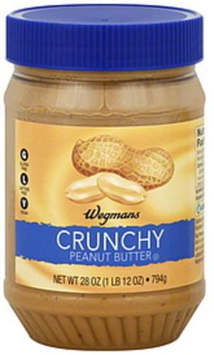 Wegmans Crunchy Peanut Butter - 28 Oz, Nutrition Information 