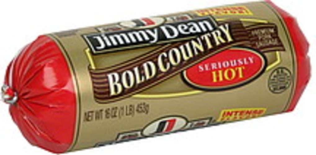 Jimmy Dean Seriously Hot Premium Pork Sausage 16 Oz Nutrition Information Innit 6327