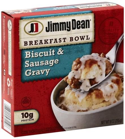 Jimmy Dean Biscuit & Sausage Gravy Breakfast Bowl - 1 ea, Nutrition ...