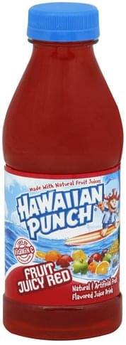 Hawaiian Punch Fruit Juicy Red Juice Drink - 16 oz, Nutrition ...