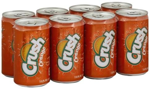 Crush Orange, 8-Pack Soda - 8 ea, Nutrition Information | Innit