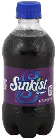 Sunkist Grape Soda - 12 oz, Nutrition Information | Innit