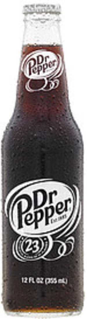 Dr Pepper Soda - 12 oz, Nutrition Information | Innit