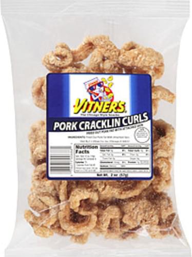 Vitners Pork Cracklin Curls - 2 oz, Nutrition Information | Innit