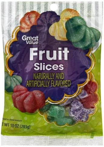 Great Value Fruit Slices - 10 oz, Nutrition Information | Innit