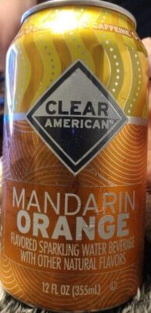 Clear American Mandarin Orange Sparkling Water 355 Ml Nutrition Information Innit 4907