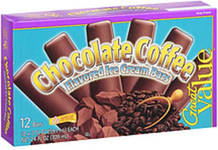 Great Value Chocolate Coffee Flavored Ice Cream Bars 24 Oz Nutrition Information Innit