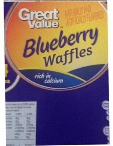 Great Value Blueberry Waffles - 70 G, Nutrition Information | Innit